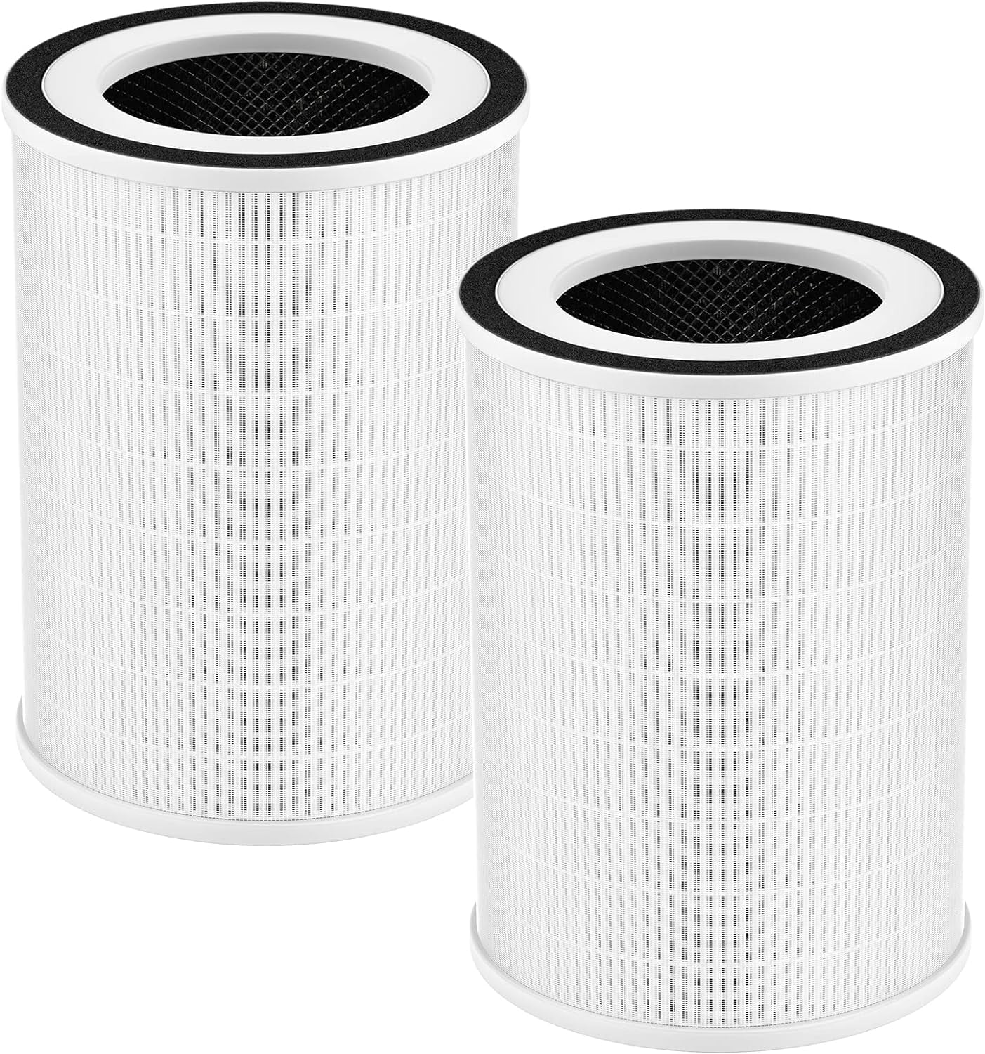 2 PCS True HEPA KILO Filter, with Afloia KILO, KILOPLUS, KILOPRO, MIRO,MIRO PRO and MORENTO MR-Kilo Air Purifier, H13 True HEPA 360° 3-Stage Filtration