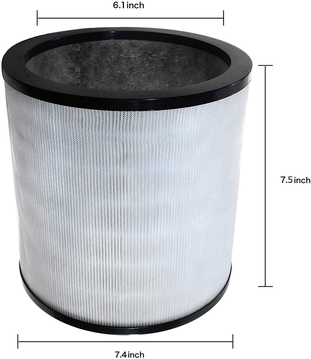 HQRP 2-Pack Filter works with Dyson Pure Cool Link TP02 TP03 TP01 AM11 Tower, Pure Cool Me BP01 Personal Fan Air Purifiers, Suitable with 968126-03 EVO Filter 2nd Generation