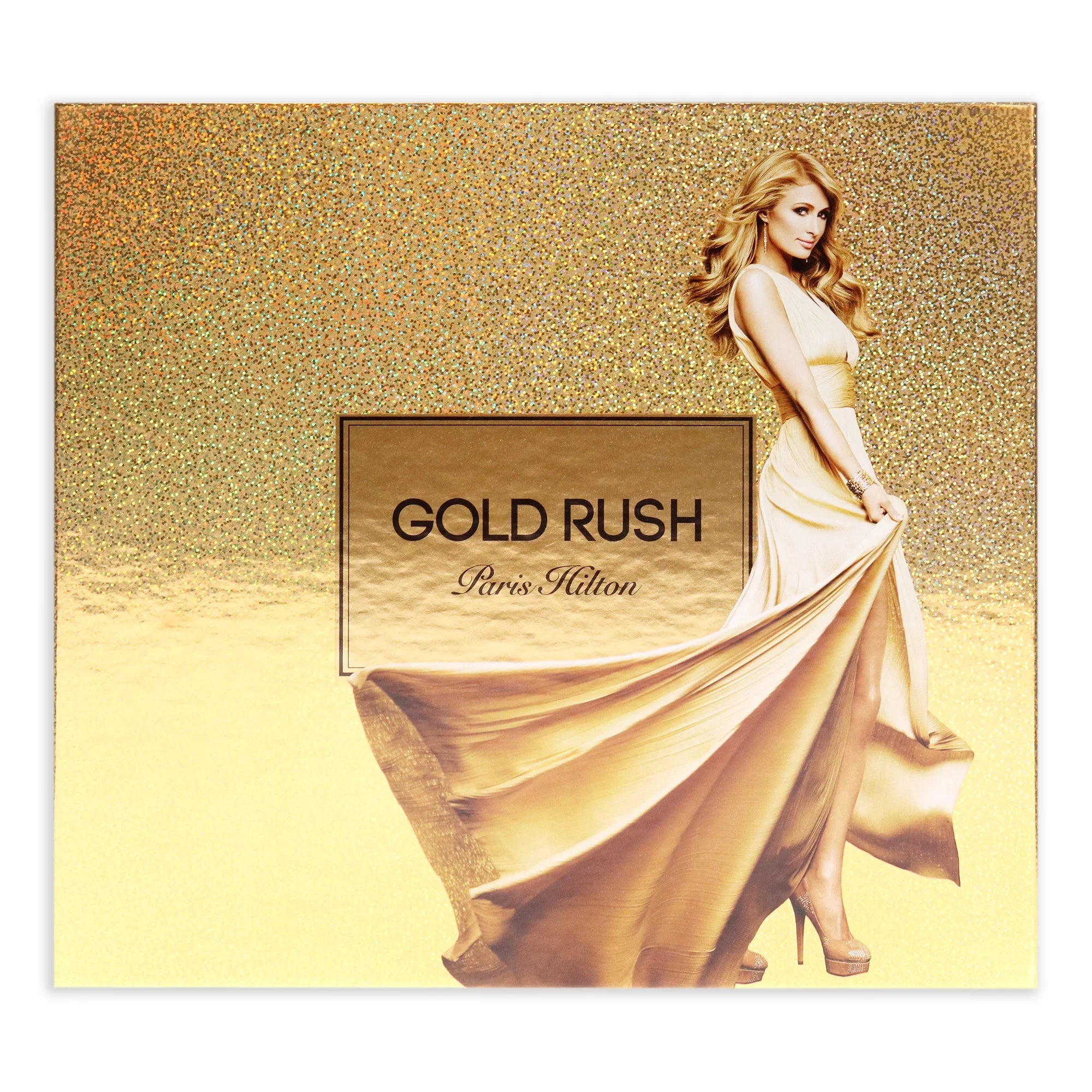 Paris Hilton Gold Rush Perfume Gift Set Women, 4 Pieces