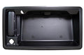 PT Auto Warehouse FO-3903A-TG2 - Tailgate License Plate Bracket Holder Outside Cargo Door Handle, Textured Black - with Camera Hole Fits select: 2008-2018 FORD ECONOLINE