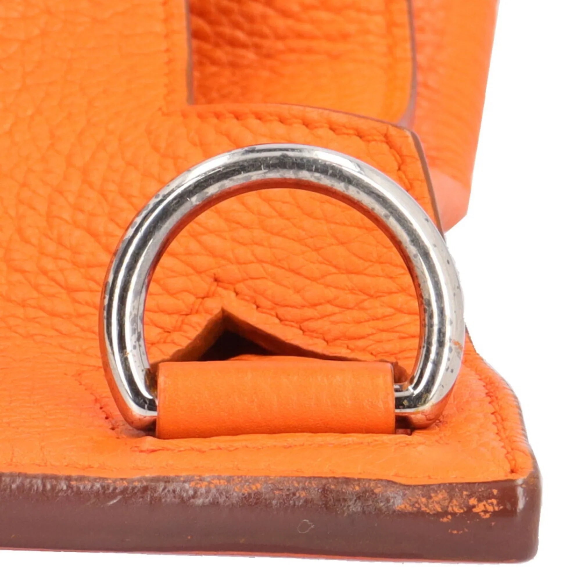 Pre-Owned Hermes Gypsière 34 Shoulder Bag Taurillon Clemence Orange Women's HERMES BRB10010000013133 (Good)