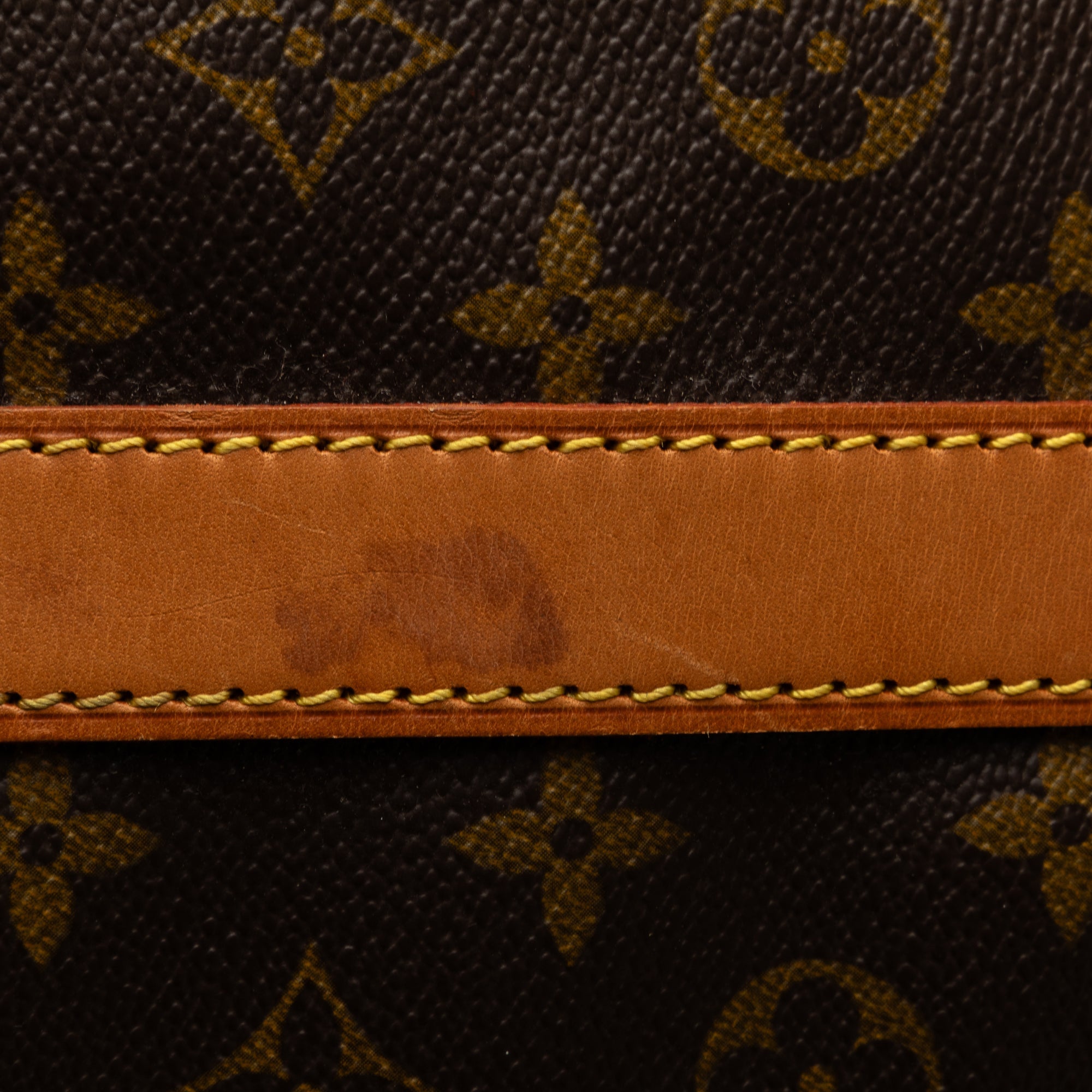 Pre-Owned Authenticated Louis Vuitton Monogram Keepall Bandouliere 60 Canvas Brown Travel Bag WeekenderBag Unisex (Good)