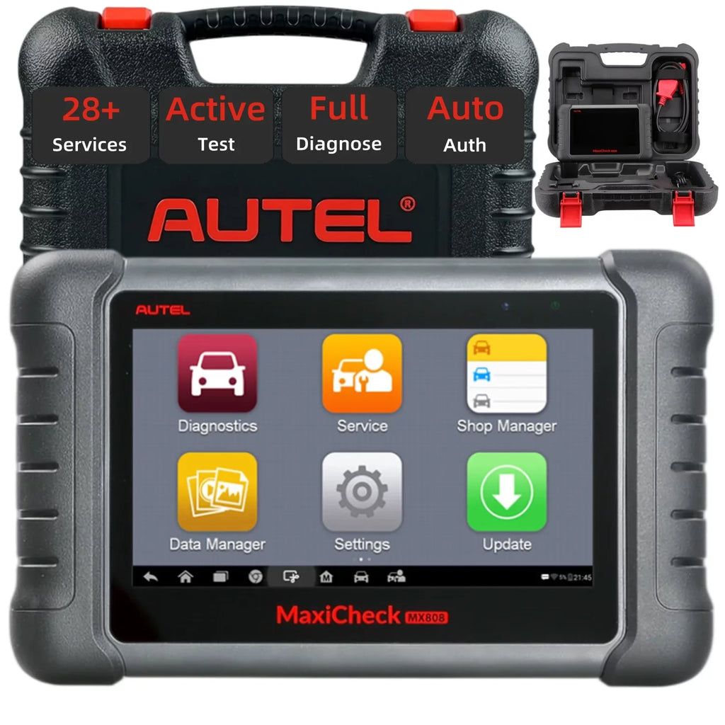 Autel MaxiCheck MX808 OBD2 All System Diagnostic Scanner Professional OBD2 Scanner Diagnostic Tool, with Full System Diagnosis & IMMO/EPB/SAS/BMS/TPMS/DPF, Same functionalities of MK80
