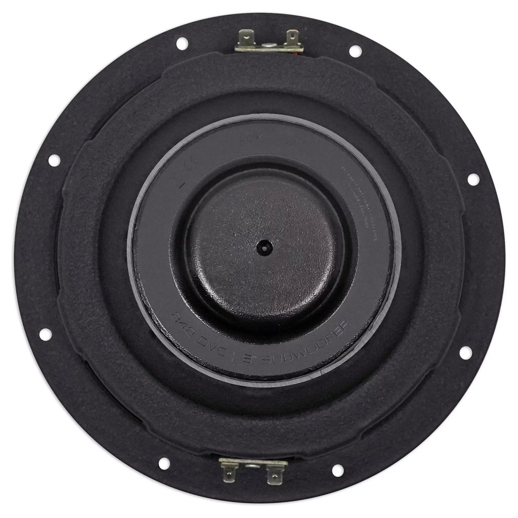 (2) Polk Audio DB842DVC 8” 1500 Watt Dual 4-Ohm Car Audio Subwoofer Sub+Rockmat