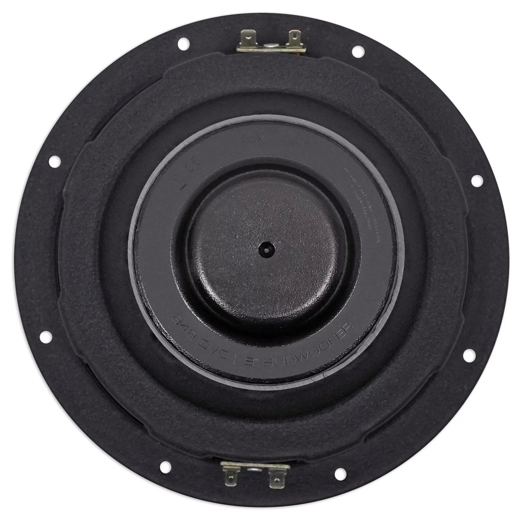 (2) Polk Audio DB842DVC 8” 1500 Watt Dual 4-Ohm Car Audio Subwoofer Sub+Rockmat