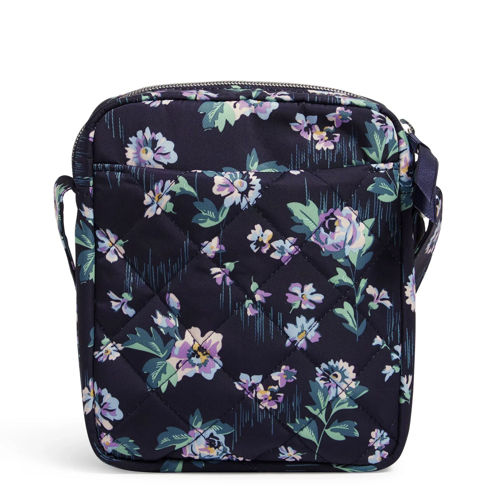 Vera Bradley Women's Permance Twill Small Crossbody Bag Navy Garden