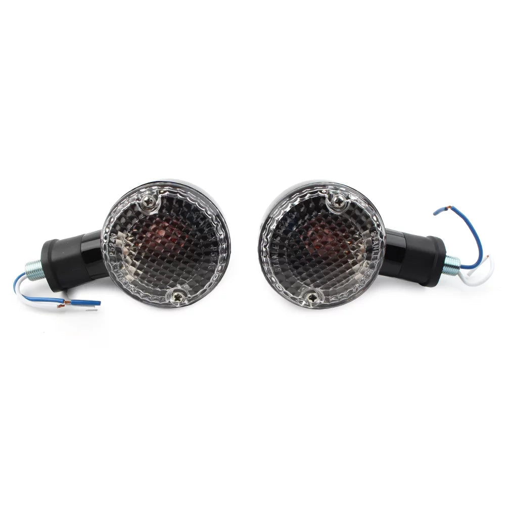 BFY 1Pair Motorcycle Turn Signal Lamp Amber Indicator Blinker Light w/ Clear Wrap Yamaha Bolt XVS950 2014 2015 2016 2017 2018