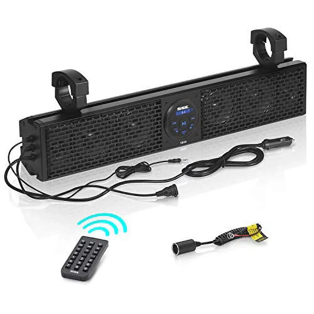 Sound Storm Laboratories SB18 UTV 18” Amplified Sound Bar, Bluetooth 4” Speakers