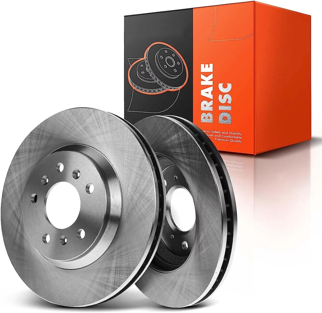 A-Premium Front Disc Brake Rotors Set with Chevrolet Impala 2006-2013 Impala Limited 2014-2016 Monte Carlo 2006-2007 Buick Lucerne
