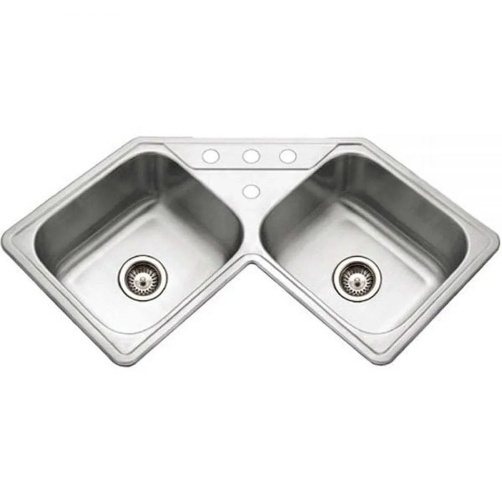 Houzer LCR-3221-1 31-7/8" x 31-7/8" Stainless Steel Topmount Kitchen Sink