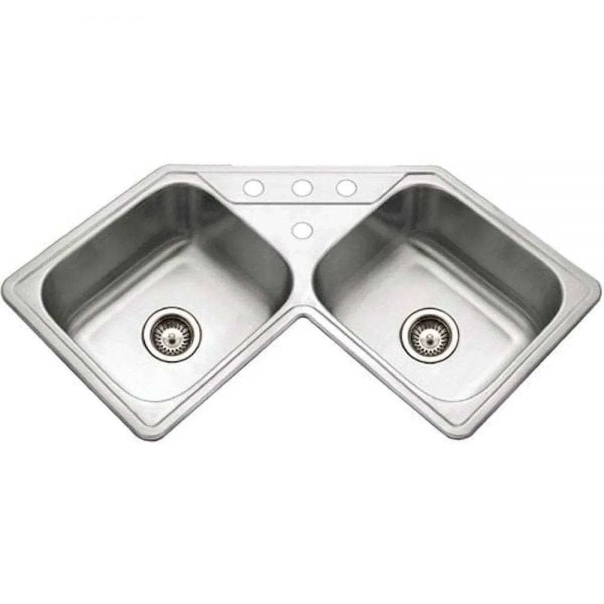 Houzer LCR-3221-1 31-7/8" x 31-7/8" Stainless Steel Topmount Kitchen Sink