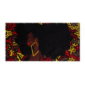 Pardon My Fro Harlem Black Large Plush Cotton Beach Towel Women 30" x 60", 1 Piece