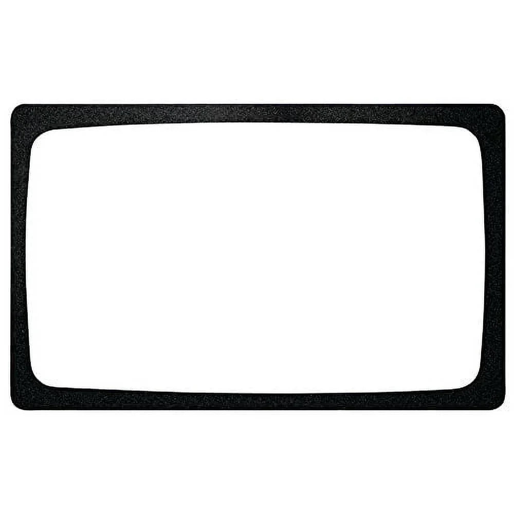 HUBERT® Food Display Tile Cold Foods, Full Size Black Melamine - 21" L x 12 3/4" W