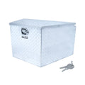 Extreme Max 5001.6097 Aluminum Diamond-Plate Trailer Tongue Locking Storage Box Utility and Sport Trailers