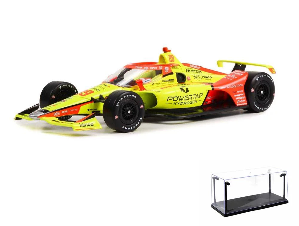 Diecast Car w/LED Display Case - 2022 NTT IndyCar, #29 Devlin DeFrancesco - Greenlight 11156 - 1/18 Scale Diecast Car