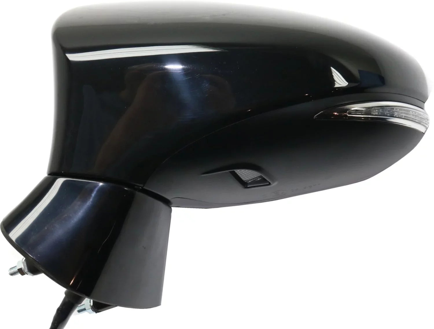 Mirror With 2014-2018 Lexus GS350 2016 GS200t Left Driver Side Heated w/ Blind Spot Detection in Glass In-housing Signal Light Paintable Kool-Vue