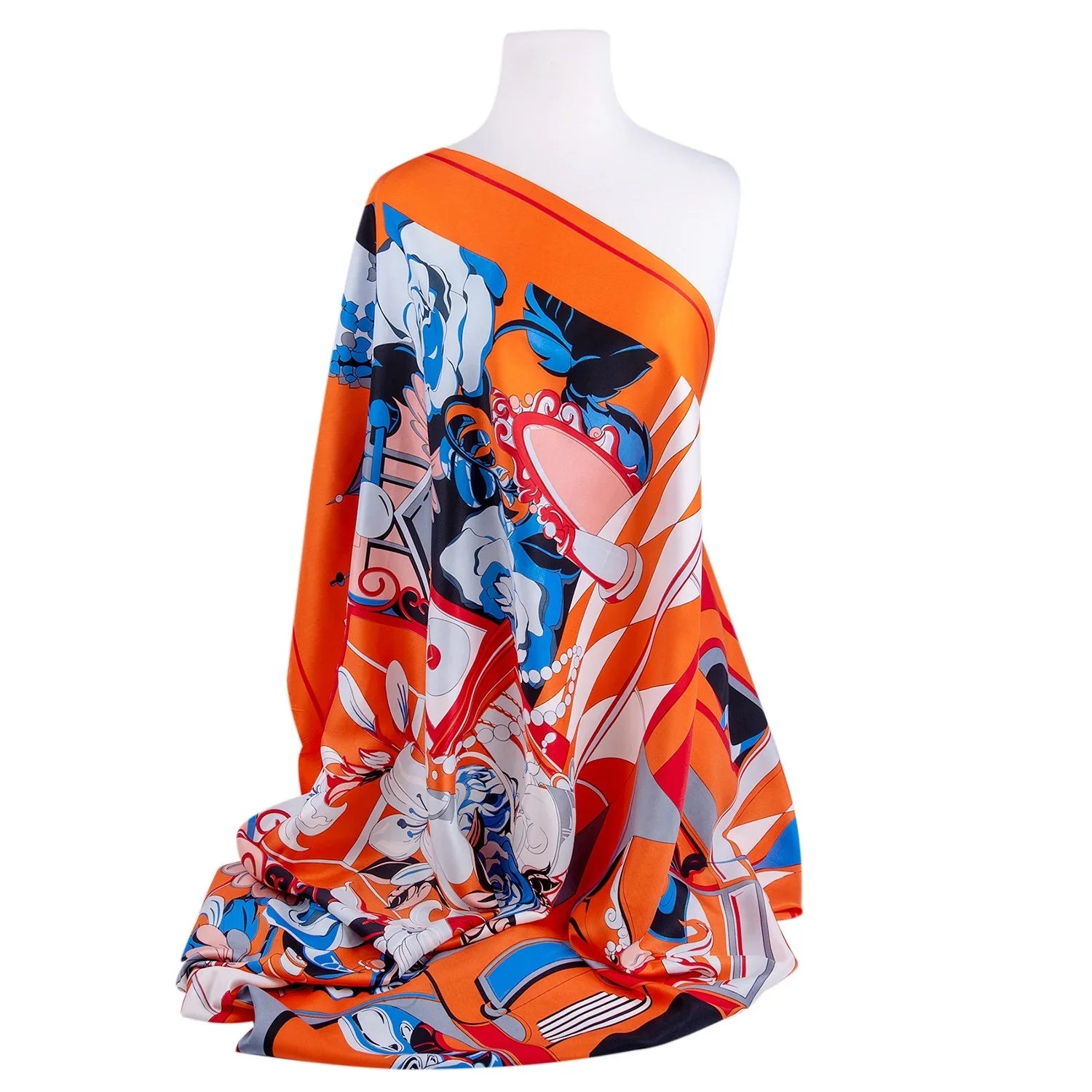 STP GOODS Evening Shawl and Wrap Women Illusion Silk Shawl 51x51'' (130 * 130 cm) Travel Scarf Tops Fashion Shawl Wedding