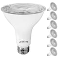Luxrite 6-Pack LED PAR30 Flood Light Bulb 2700K Warm White 850 Lumens 11W Dimmable Wet Rated E26 Base UL Listed