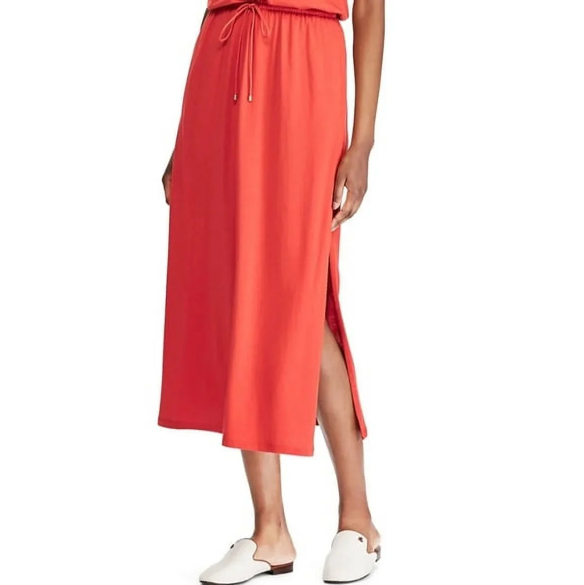 Lauren Ralph Lauren Scoop Neck Maxidress - Canyon Red Size XXL