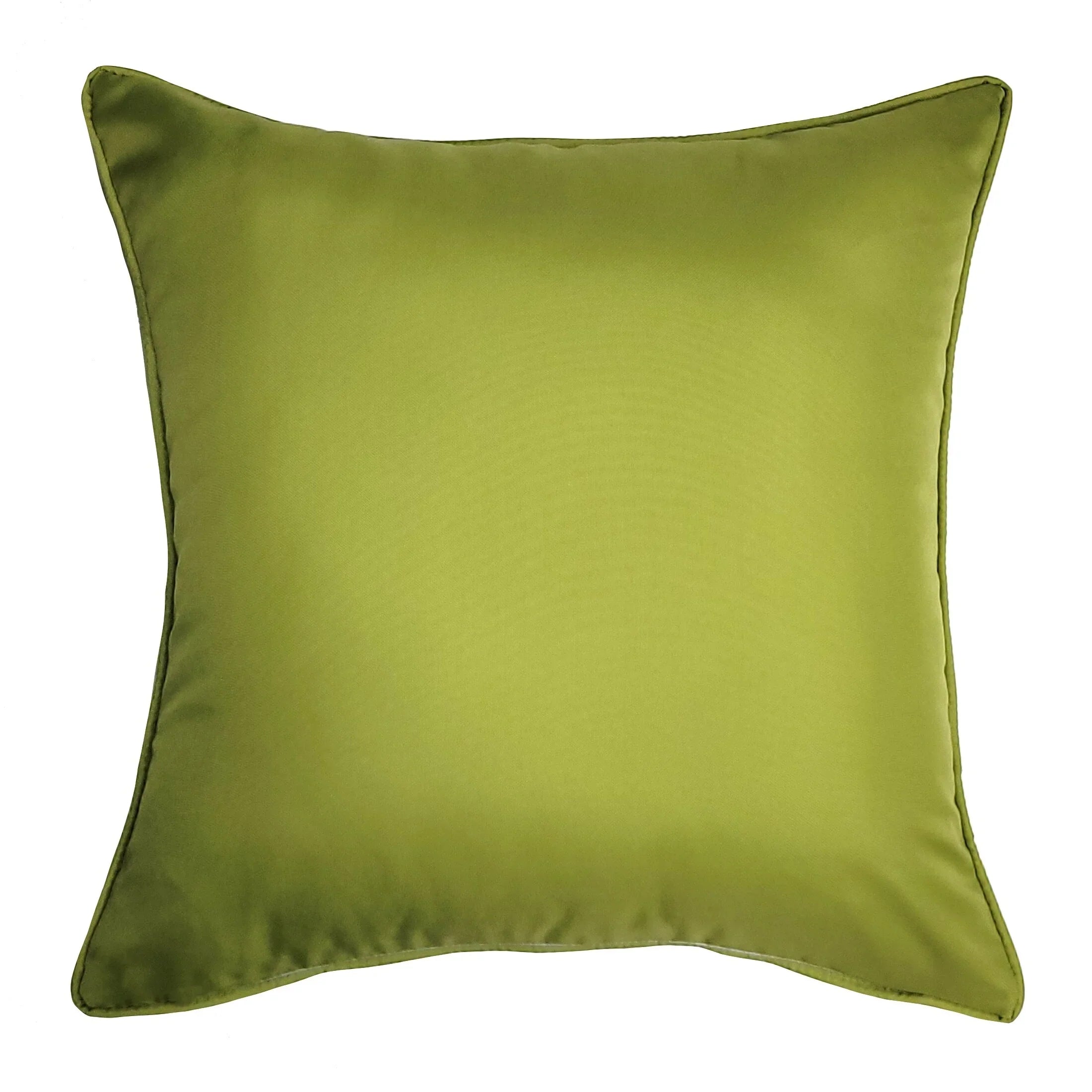 Levinsohn Textile Company Edie At Home Indoor/Outdoor Bold Embroidered Bird Decorative Throw Pillow 18x18, Leaf Multi