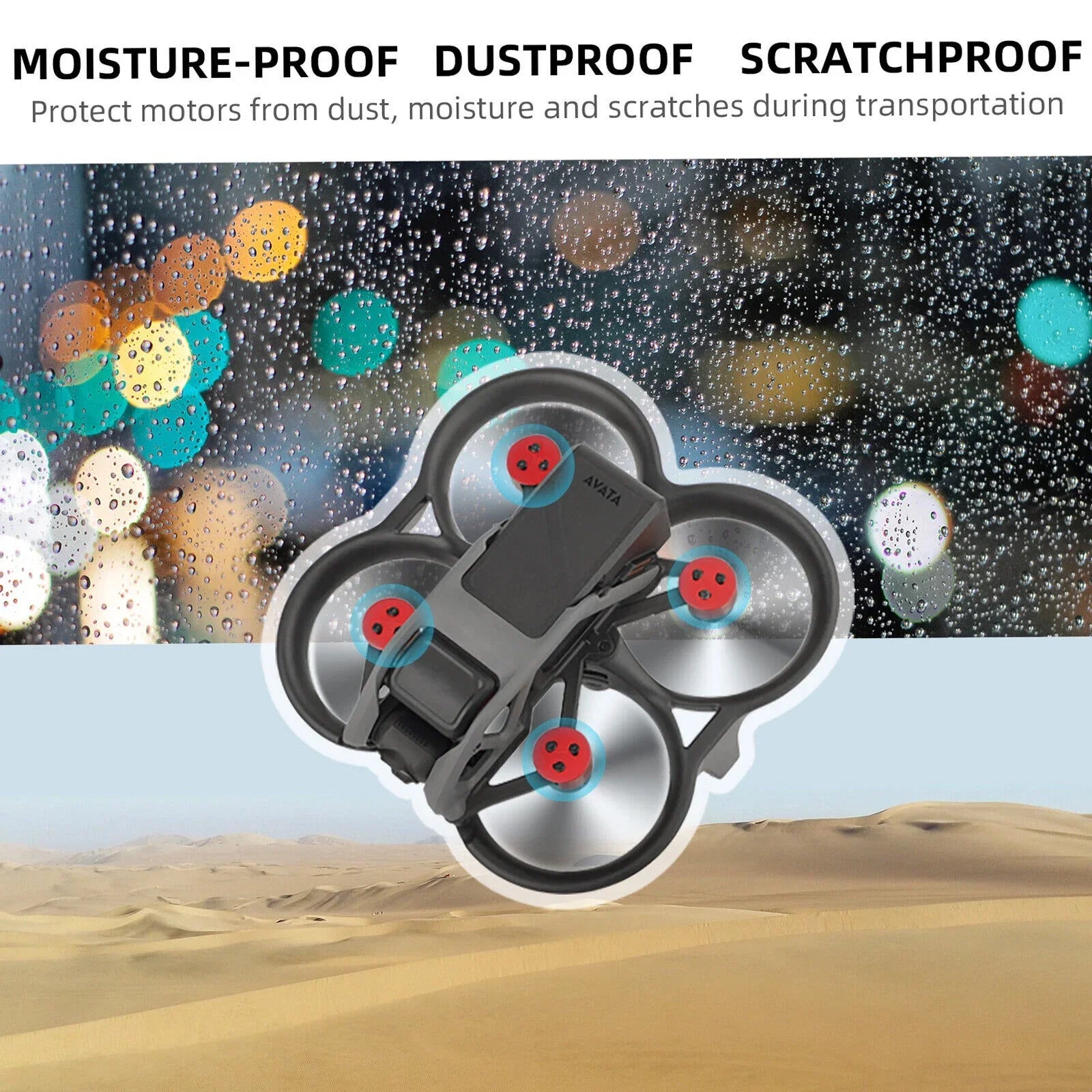 4Pcs Aluminum Motor Protection Protective Accessories DJI Avata Drone Protection