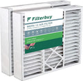 Filterbuy 16x20x5 MERV 13 Pleated HVAC AC Furnace Air Filters Honeywell FC100A1003 (2-Pack)