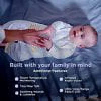 Hubble Connected Nursery Pal Cloud - 5 Smart WiFi Baby Monitor with 7-Color Night Light, Sleep Trainer - HD Home Security Camera - Perfect Nursery, Wall Mount Ready - Powered by HubbleClub App