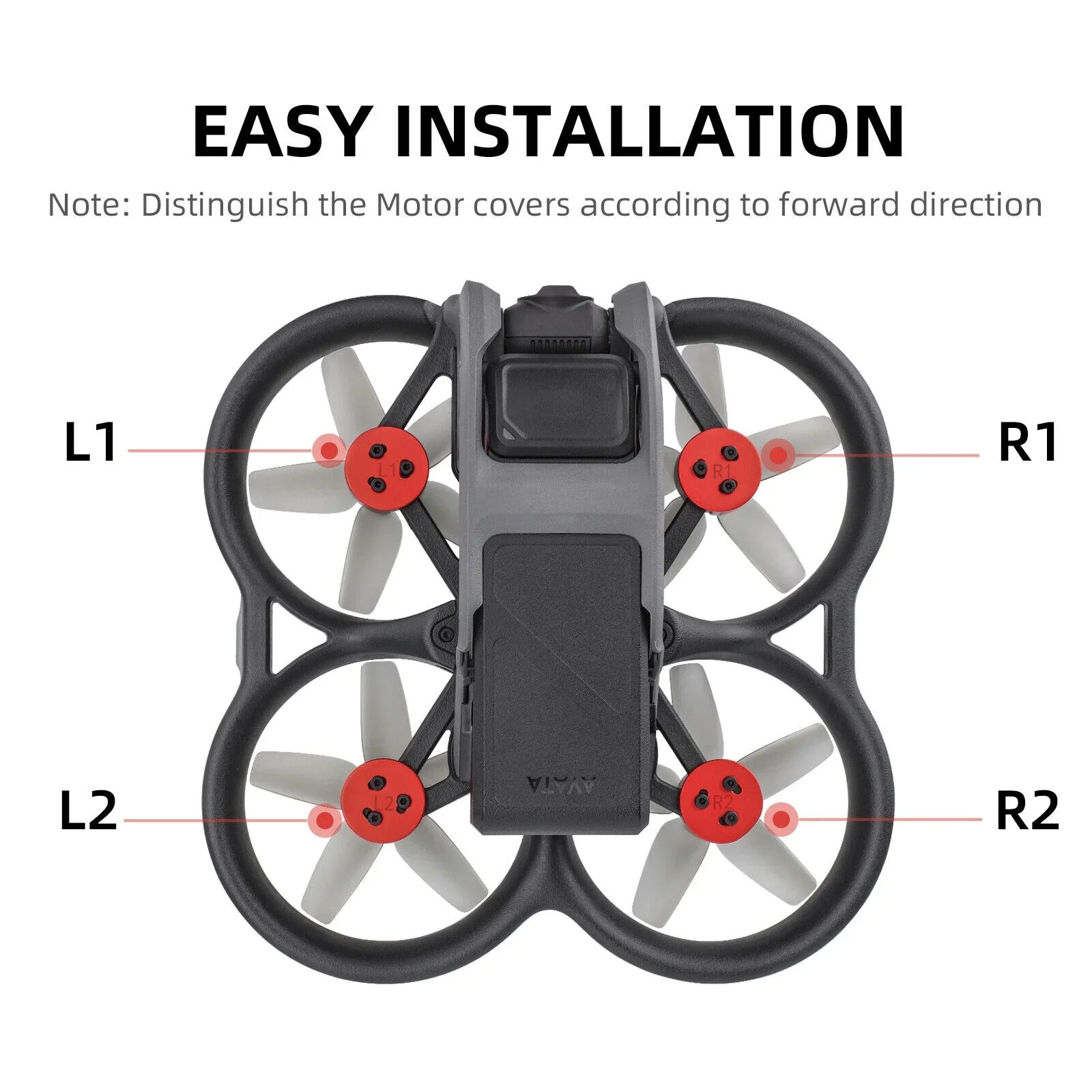 4Pcs Aluminum Motor Protection Protective Accessories DJI Avata Drone Protection