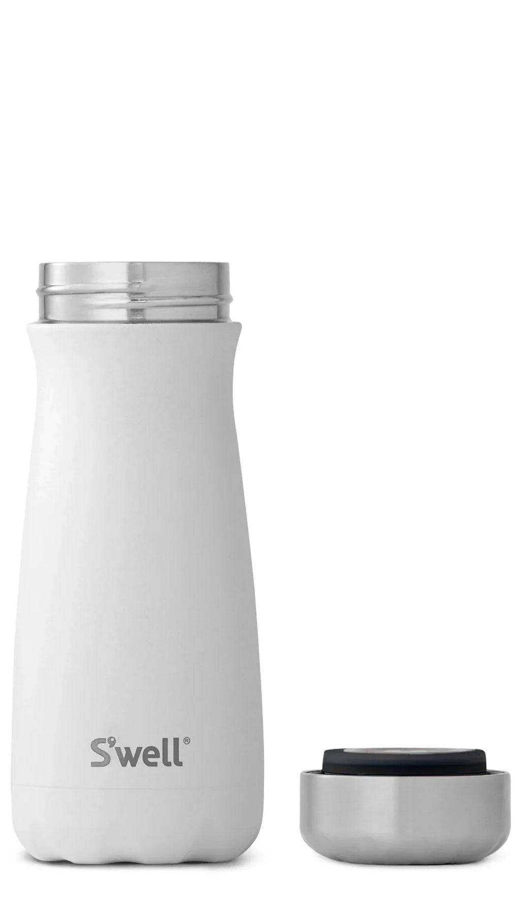 S'well Vacuum Insulated Stainless Steel Traveler Travel Mug, Moonstone, 16 oz