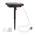 5.5V 1.5W Solar Air Pump Fish Oxygenator with Aquarium & Air Bubble Stone Pond Pump Aerator Rechargeable Fishing Fish Tranportation Small Ponds Pools Circulation Garden L