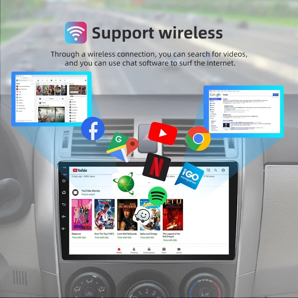 JMANCE 9 inch Apple CarPlay & Android Auto Car Stereo Receiver, Car Radio with 2010-2013 Mazda 3 with backup camera