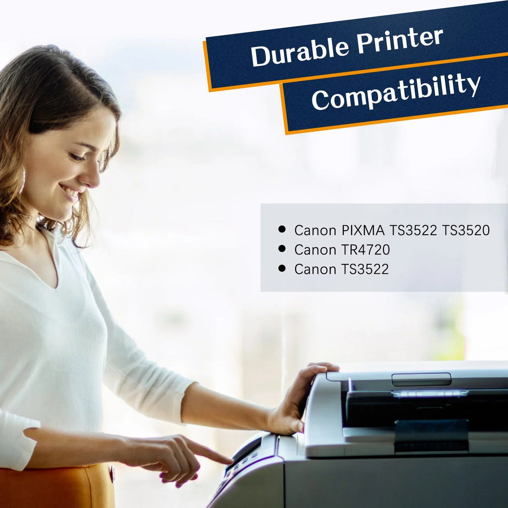 275XL 276XL Ink Cartridge Replacement Canon PG-275 CL-276 275 276 Combo XL with Canon PIXMA TS3520 TS3522 TS3500 TR4720 TR4722 TR4700 Printer(2 Black, 1 Color)