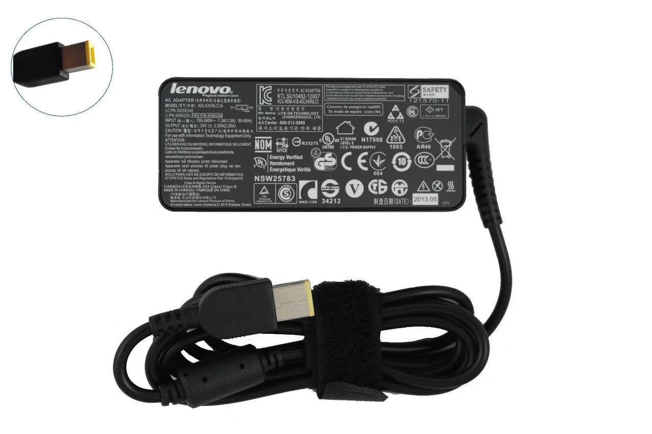 Lenovo Thinkpad T440 X240 45W AC Adapter 45N0299 45N0300