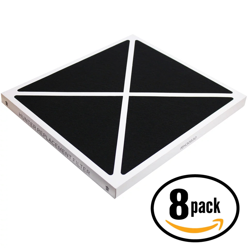 8-Pack Replacement Hunter 30250 Air Purifier Filter - Hunter 30930 Air Filter