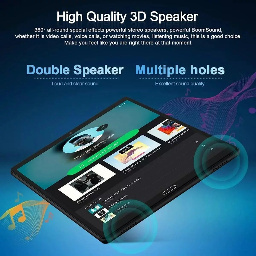 10 inch Tablet Android 11 Tablets with Keyboard, 4GB RAM 64GB ROM 128GB Expand, 5G/2.4G Wi-Fi, HD IPS Display, 6000mAh Tablet PC with Case,Mouse,GMS Certified,Black
