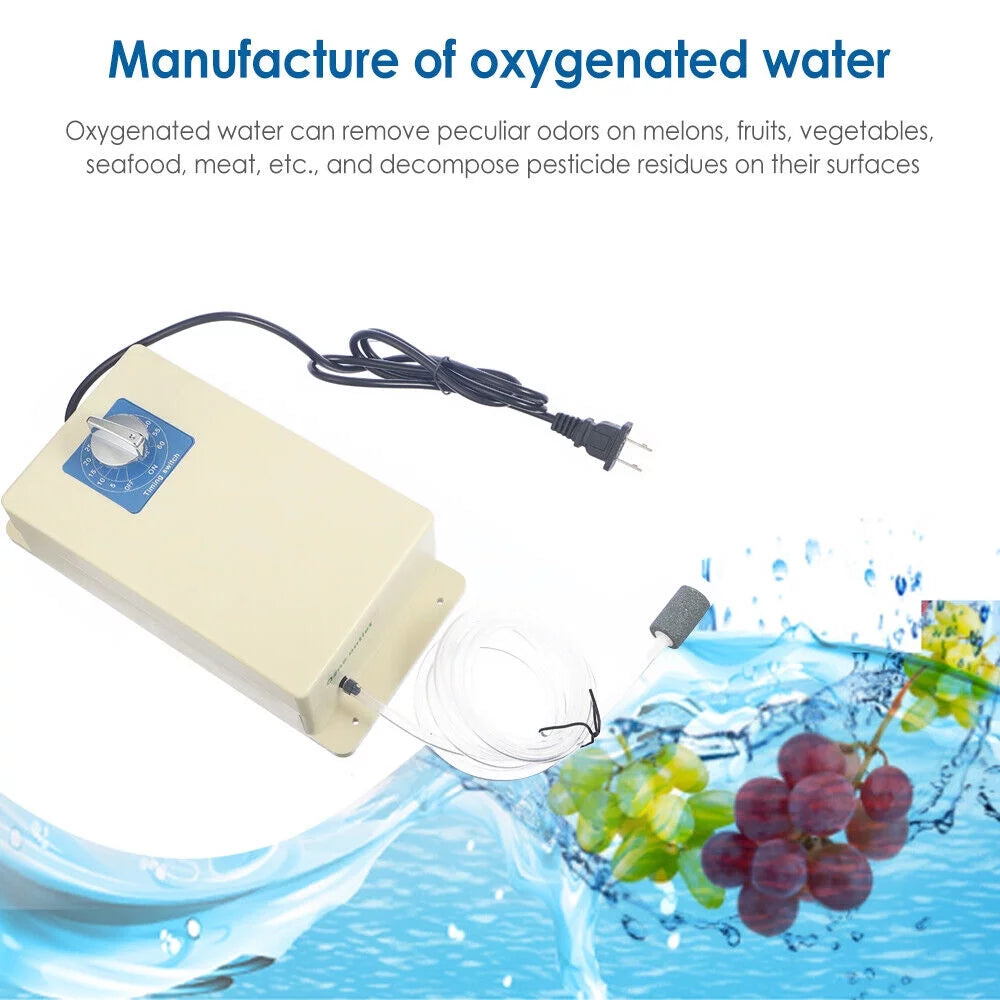 2000mg/h Ozone Generator Machine Air Water Sterilizer Purifier + Time Swithch