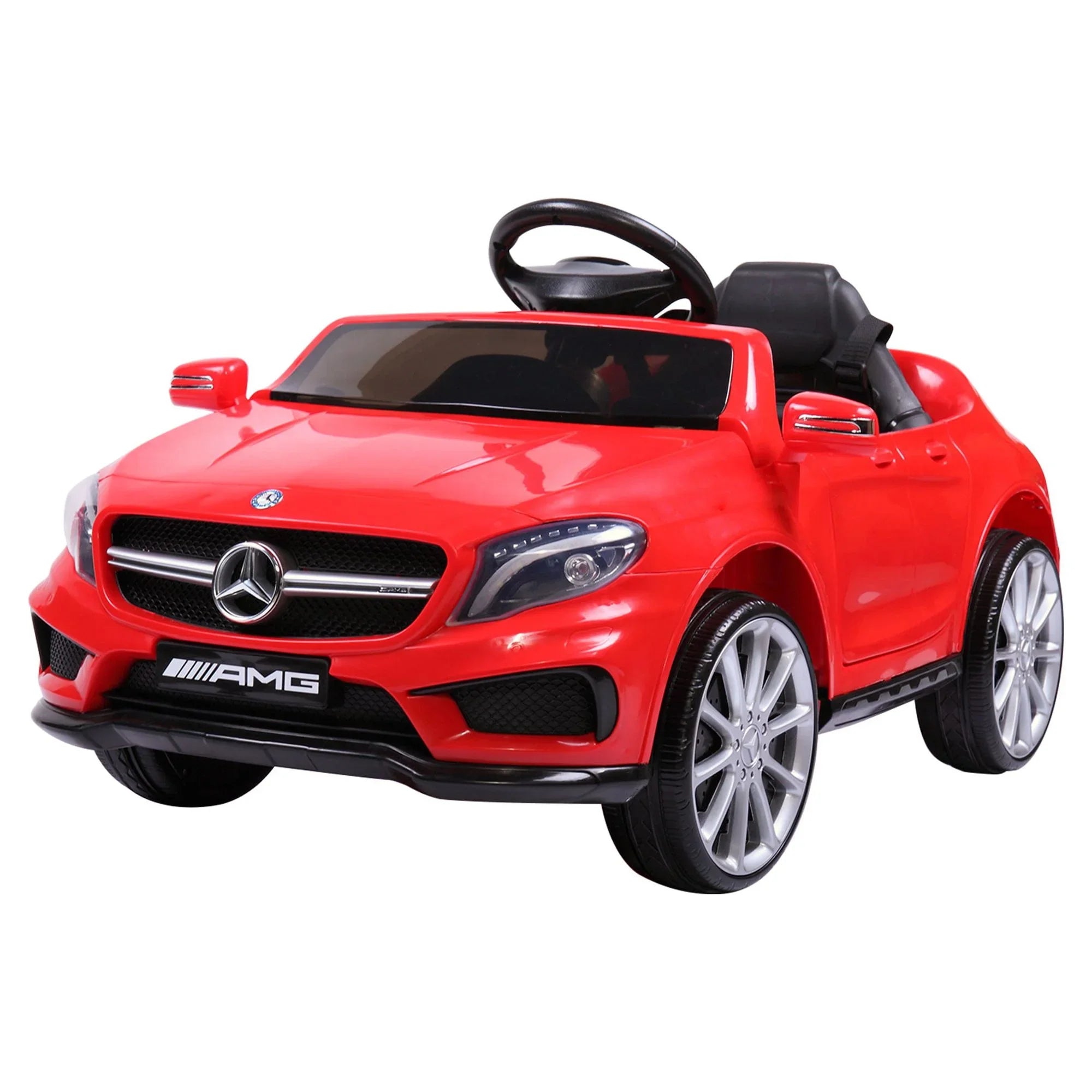 TOBBI 6V Licensed Mercedes Benz Kids Ride on Car W/ Remote Control Lights Music Age 3-6 Child, Red