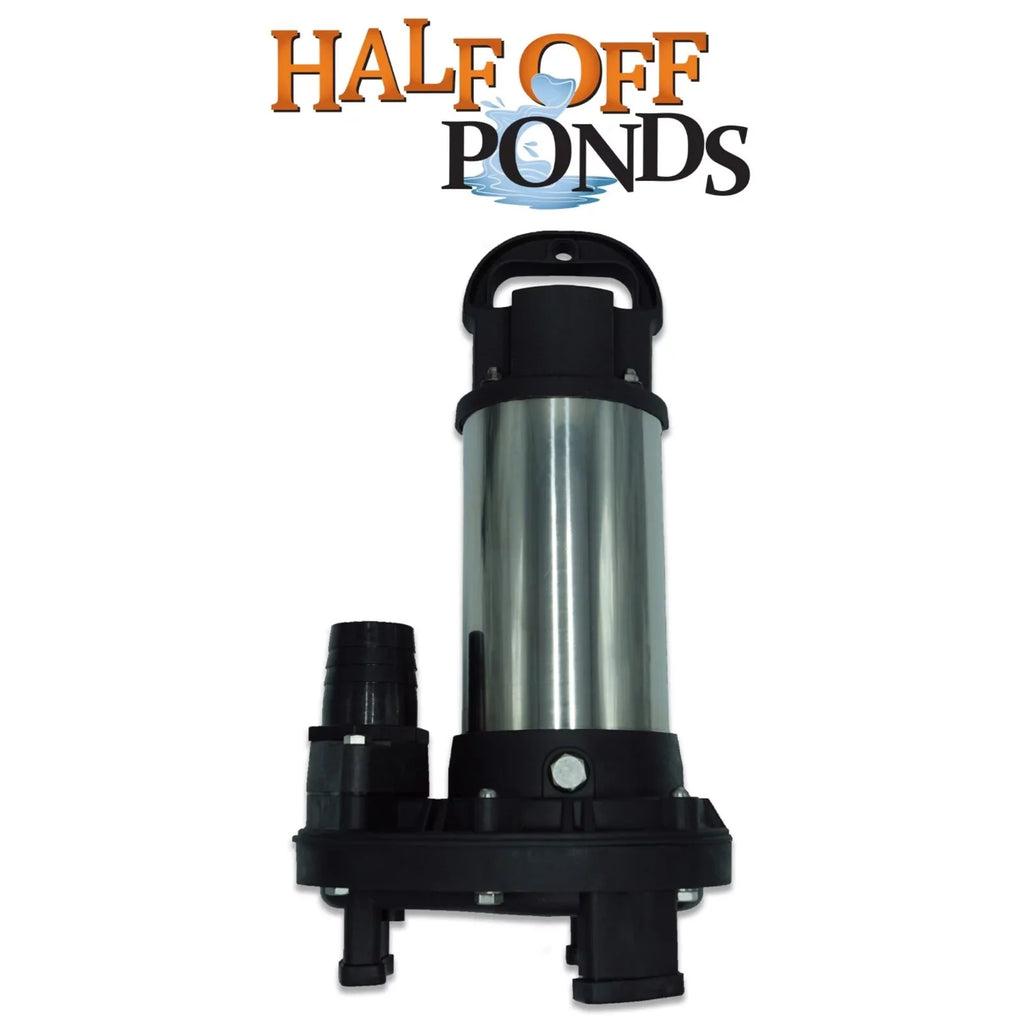 HALF OFF PONDS Piranha Series 5,500 GPH Direct Drive Submersible Pump Water Gardens, Ponds and Waterfalls - PN-5500