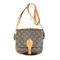 Pre-Owned LOUIS VUITTON Cartesier MM M51253 Shoulder Bag Monogram Canvas Women's (Fair)