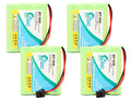 4x Pack - UpStart Battery Energizer P3702 Battery - Replacement Energizer Cordless Phone Battery (1200mAh, 3.6V, NI-MH)