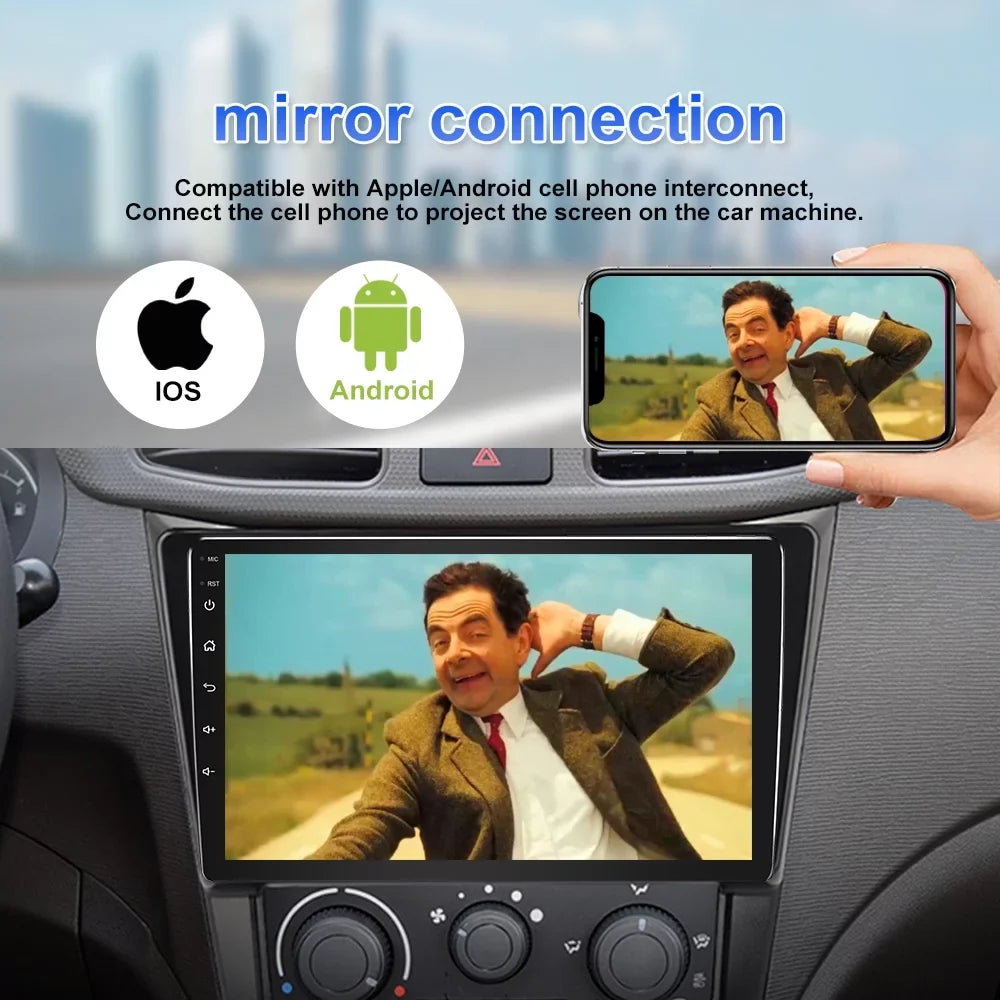 JMANCE 9 inch Apple CarPlay & Android Auto Car Stereo Receiver, Car Radio with 2010-2013 Mazda 3 with backup camera