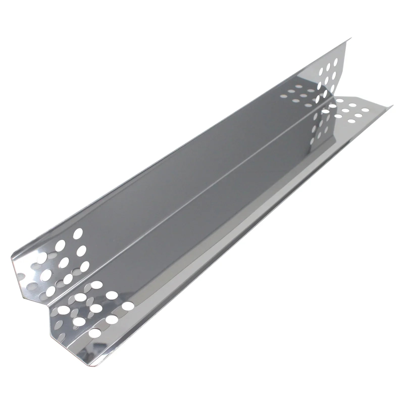 2-Pack BBQ Grill Heat Shield Plate Tent Replacement Parts Nex 720-0336D - Barbeque Stainless Steel Flame Tamer, Guard, Deflector, Flavorizer Bar, Vaporizer Bar, Burner Shield 16 1/8"