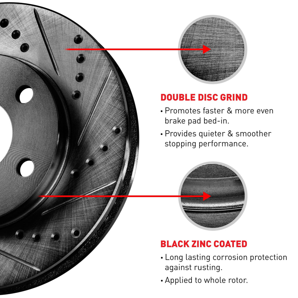 R1 Concepts Whpn2 20005 R1 Concepts Brake Rotor D/S Black Fits select: 2014-2017 JAGUAR F-TYPE S, 2018-2020 JAGUAR F-TYPE