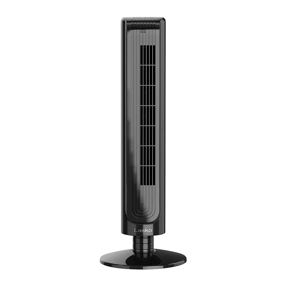 Lasko 32 Inch Slim Portable 3 Speed Oscillating Tower Fan with Remote