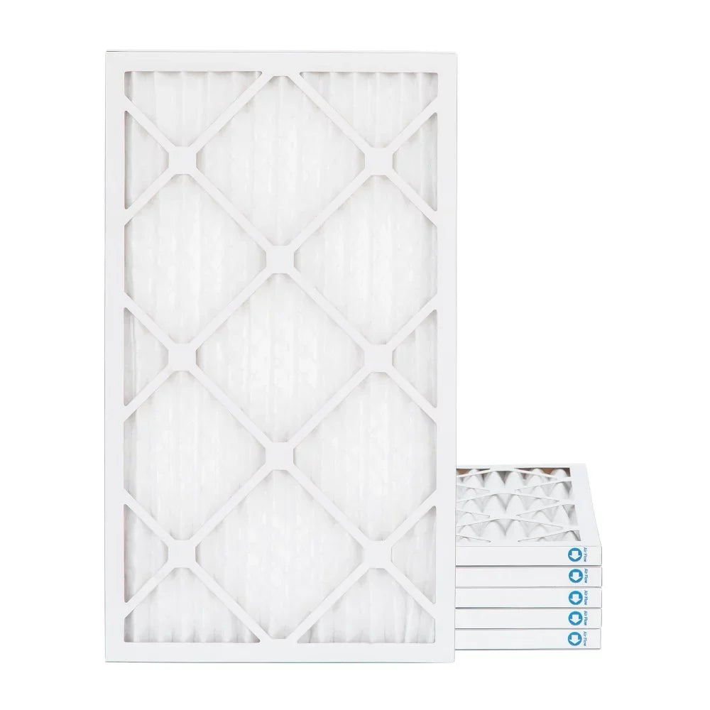 12x24x1 MERV 11 Pleated AC Furnace Air Filters. 6 Pack. Made in USA.