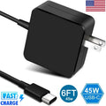 45W USB-C Charger Type C Laptop Adapter ADLX45YLC2D Lenovo Chromebook 100e