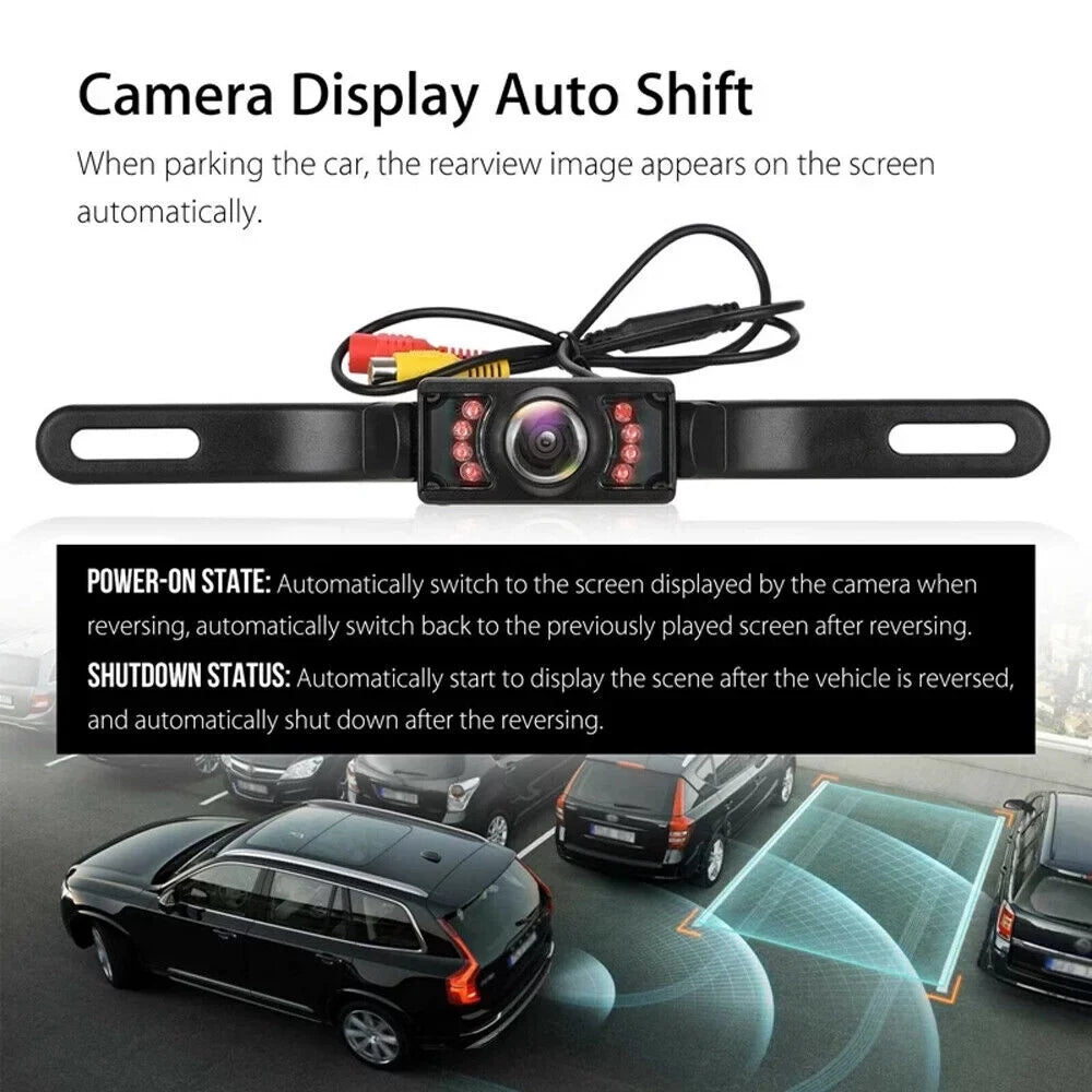 MM Electronicles Backup Camera Wireless Car Rear View HD Parking System Night Vision + 5" Monitor