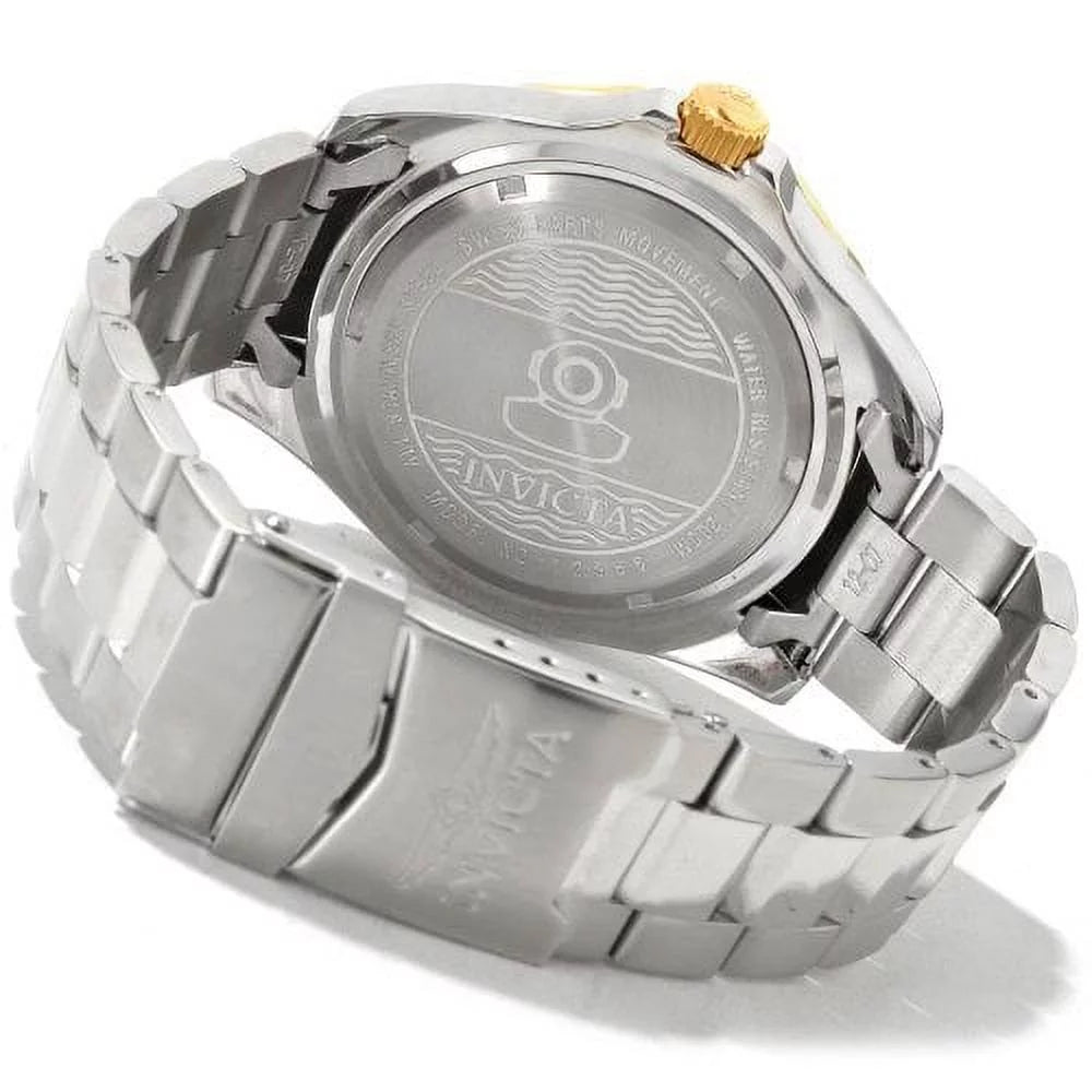 Invicta Pro Diver Quartz 3H Blue Dial Blue Bz Stainless Steel Band Watch - Blue