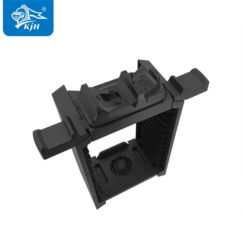Cooling Fan Charger Vertical Stand Organizer PS4 Controller