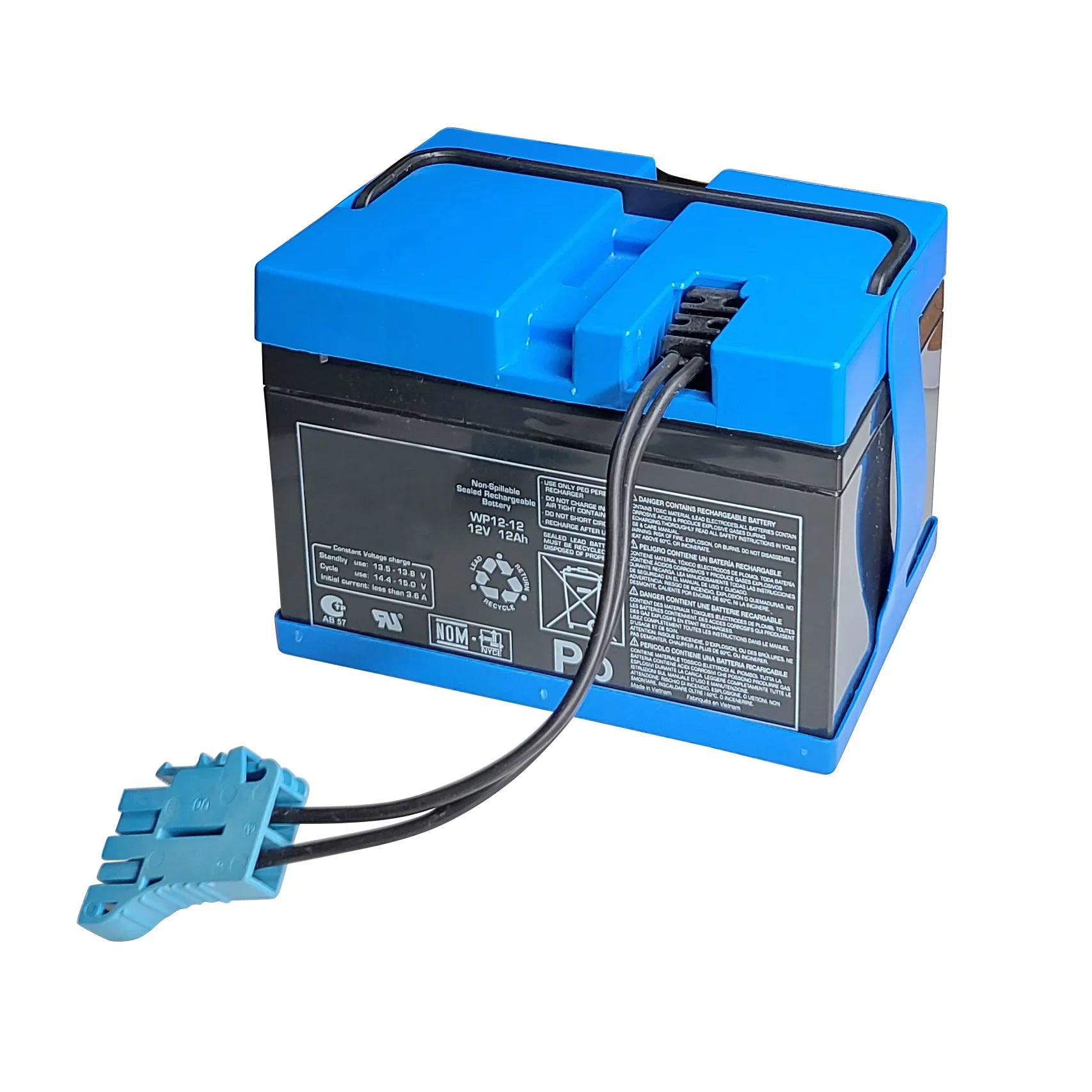 12V 12Ah Battery and Charger Peg Perego John Deere Gator XUV Polaris RZR 900 Kids Ride On Vehicle